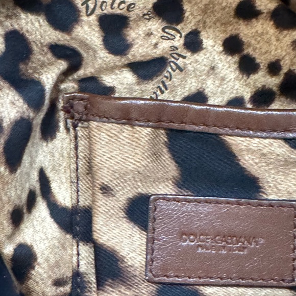 Dolce and Gabbana brown patent bag - Picture 9 of 11